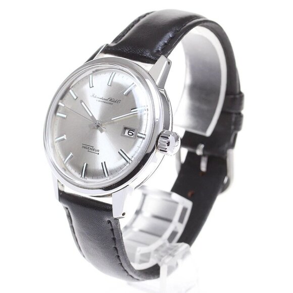 IWC SCHAFFHAUSEN Ingenieur 866A Date Cal.8541 Silver Dial Automatic Men's - Picture 1 of 15